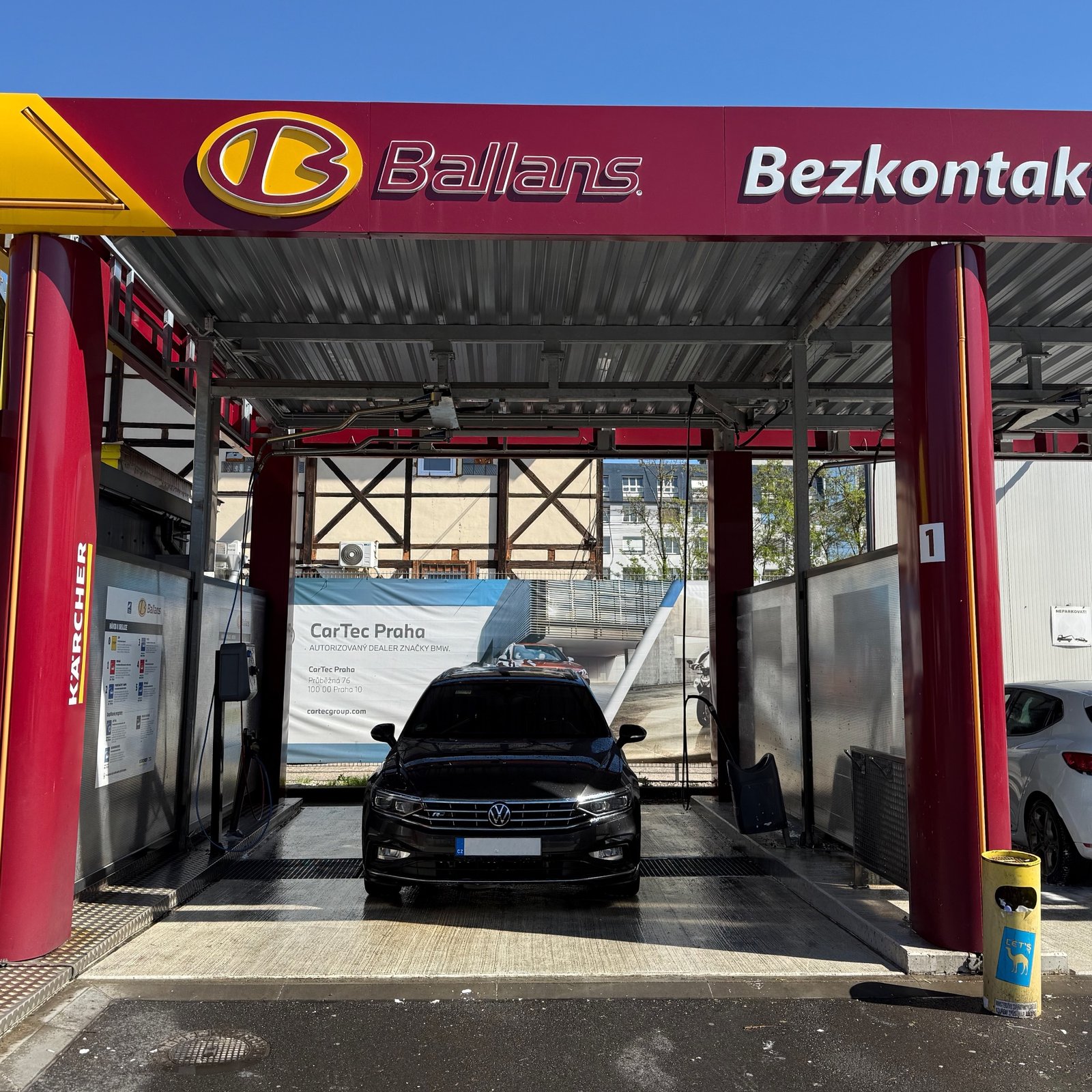 Ballans bezkontaktní myčka Praha 10 Michle