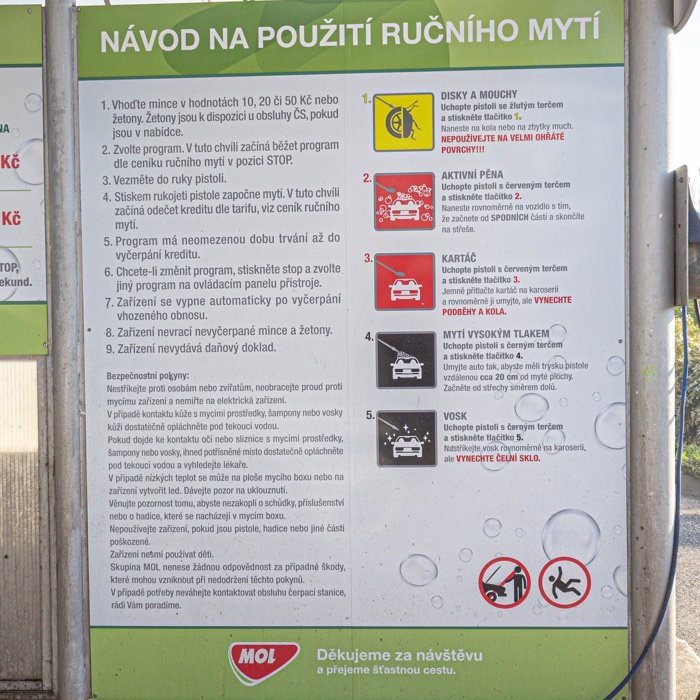 Myčka Mol Barrandov
